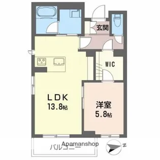 VIOLAFURUICHI【3階】の間取り