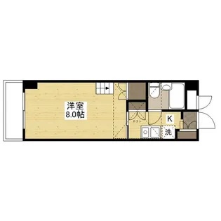 井口クイーンズコート【307号室号室】の間取り