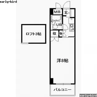 井口クイーンズコート【306号室号室】の間取り