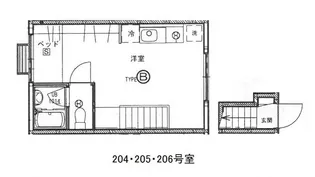 リヴィエール口田Ⅱ【2階】の間取り