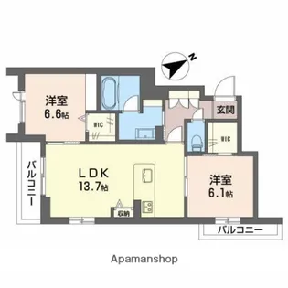 SHIREOBERST【2階】の間取り