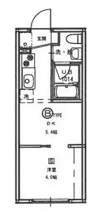 広島県広島市南区北大河町【アパート】の間取り