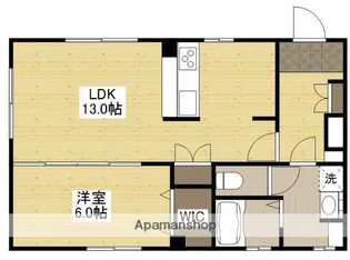 CHAREL白島九軒町【2階】の間取り