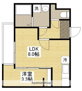 セブンプロート串戸【3階】の間取り