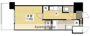 S-RESIDENCE国泰寺町一丁目【6階】の間取り