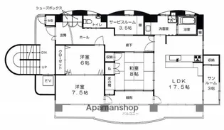 ファミーユ・T【3階】の間取り
