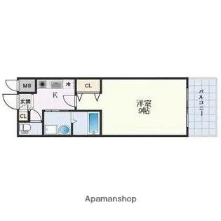 TOR1stBLD.【4階】の間取り