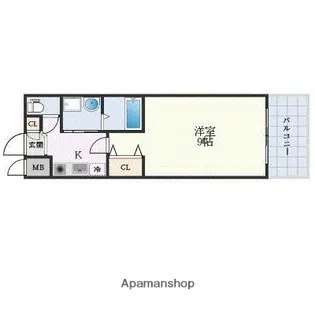 TOR1ST BLD.【7階】の間取り