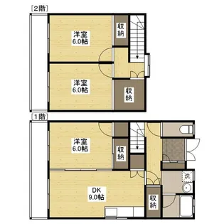 K’SB USHITAHONMACHI【Ⅰ-2号室】の間取り