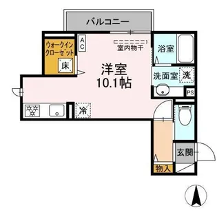 ビーエムケイ【1階】の間取り