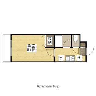 レジデンス山崎【2階】の間取り