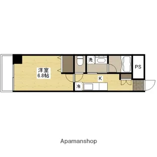 Pablo観音本町Ⅱ【10階】の間取り