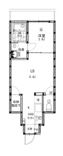 広島県広島市佐伯区吉見園【アパート】の間取り