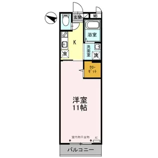 ラール古新開【3階】の間取り