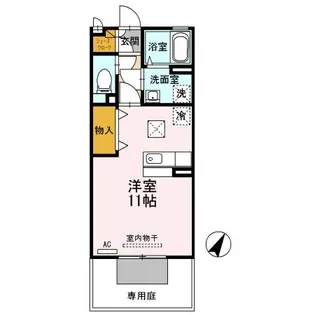 ELLE SOURIAIT M.N.K【1階】の間取り