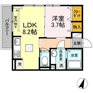 コンツェルト【1階】の間取り