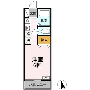 セジュール【1階】の間取り
