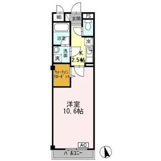 プチコート【1階】の間取り