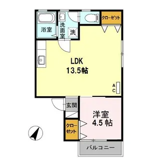 セジュール澤井 B棟【2階】の間取り