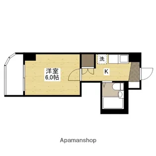 グリーンヴァリィ金光一番館【4階】の間取り