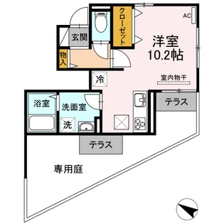 コンフォルトヒルズ【1階】の間取り