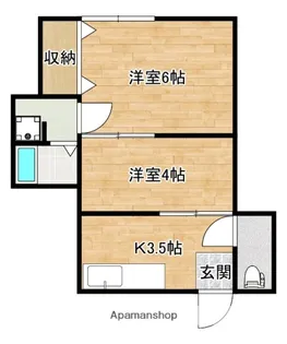 AWESOMETANNA【2階】の間取り