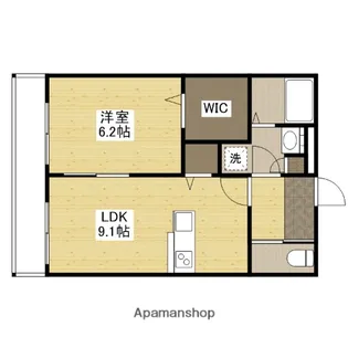 クーアヴァン【3階】の間取り