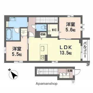 SHA MAISON J【2階】の間取り
