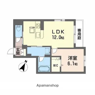 MAISON DE COLLINE【1階】の間取り