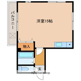 パステルクボ5【3階】の間取り