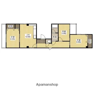 パステルクボ8【3階】の間取り