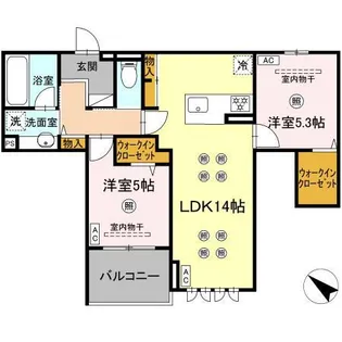 スリールコート【3階】の間取り