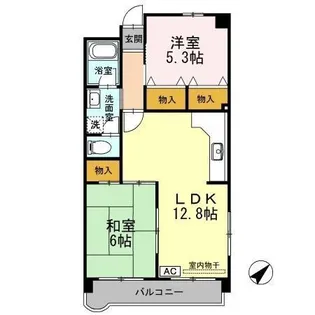平田マンション【3階】の間取り