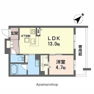フィグ古江東町A【1階】の間取り