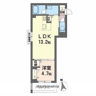 LE CIEL(ル シエル)【2階】の間取り