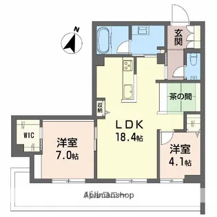 BalloonflowerEast【3階】の間取り