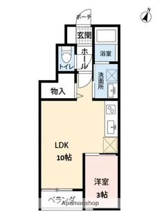 エスリーA棟【1階】の間取り