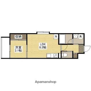 YELLSTAGE長束EAST【2階】の間取り