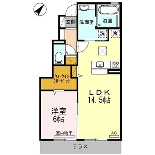 ヴォール【1階】の間取り