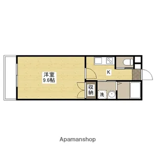 M・テラス上安A棟【2階】の間取り