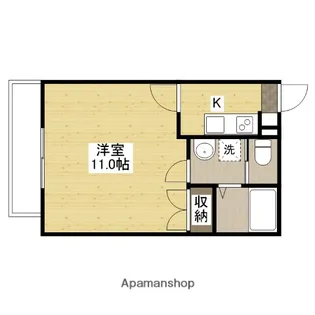 M・テラス上安B棟【3階】の間取り