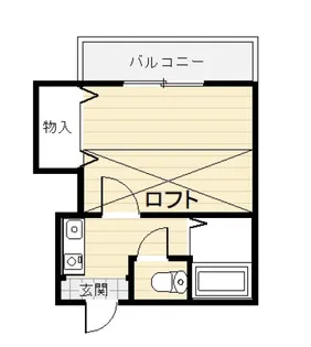 クレスト住吉B棟【106号室号室】の間取り
