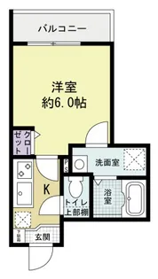 GREENHILLⅤ【201号室号室】の間取り