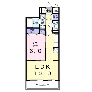 サザンエステート中須【3階】の間取り