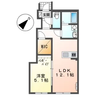 仮)リバーヒルズ上平良【1階】の間取り