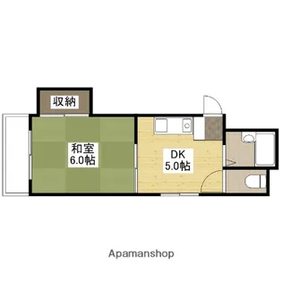 寺川ビル【5階】の間取り