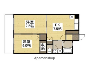 本逕寺ビル【10階】の間取り