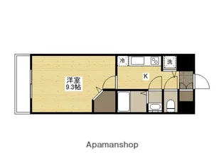ノーブル広島駅前【5階】の間取り