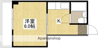シリウス東平塚【3階】の間取り