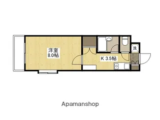 BAMBOU VILLAGE【3階】の間取り